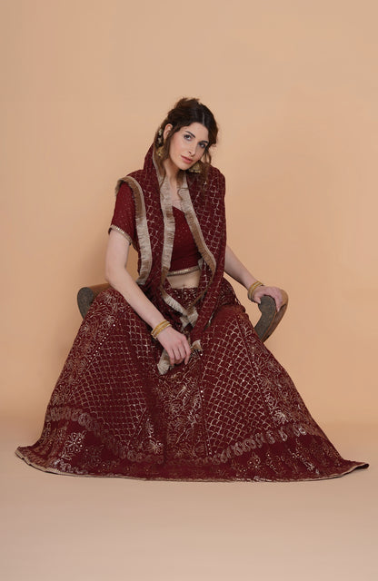 Ethereal Kamdani Lehenga